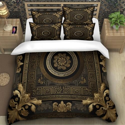 Housse de couette ornée microfibre de qualité supérieure avec impression 3D durable - 5