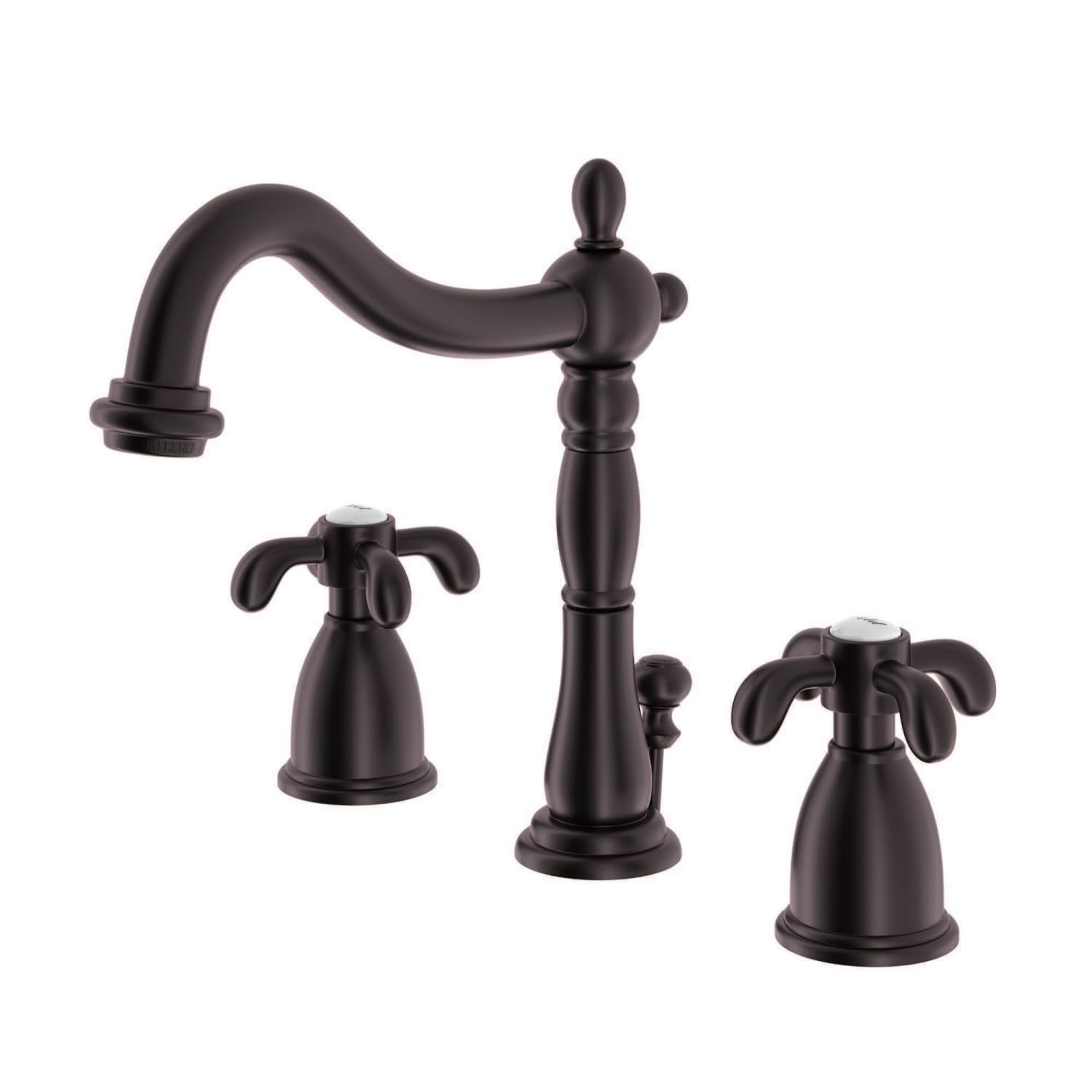 KINGSTON BRASS French Country Widespread Bathroom Faucet - 6.5 Inch Polished Chrome Lavatory Faucet - View #9