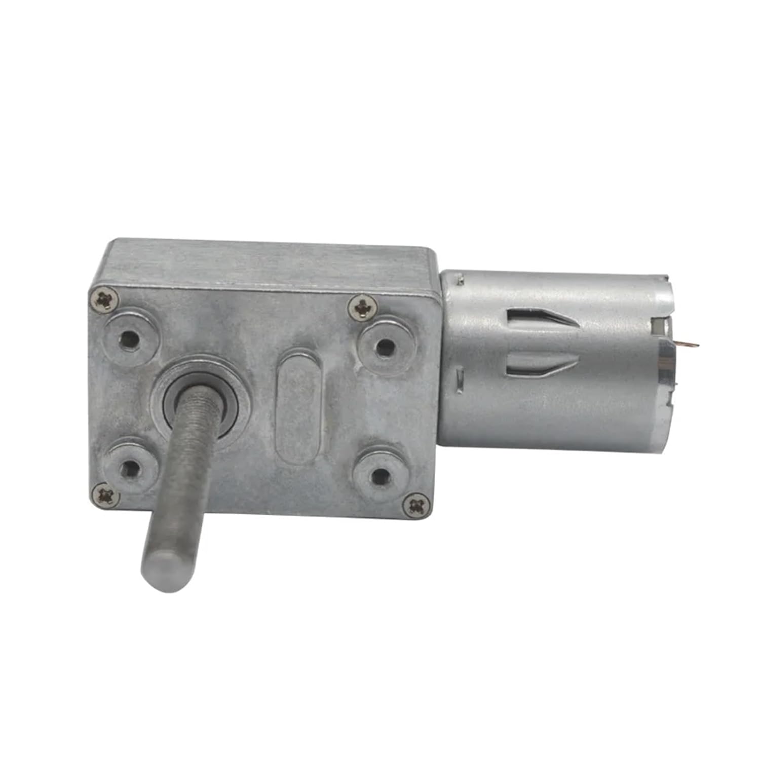 12V Reduction Worm Gear Motor high Torque M6 Shaft 6mm*50mm Screw(40 Rpm-12v)