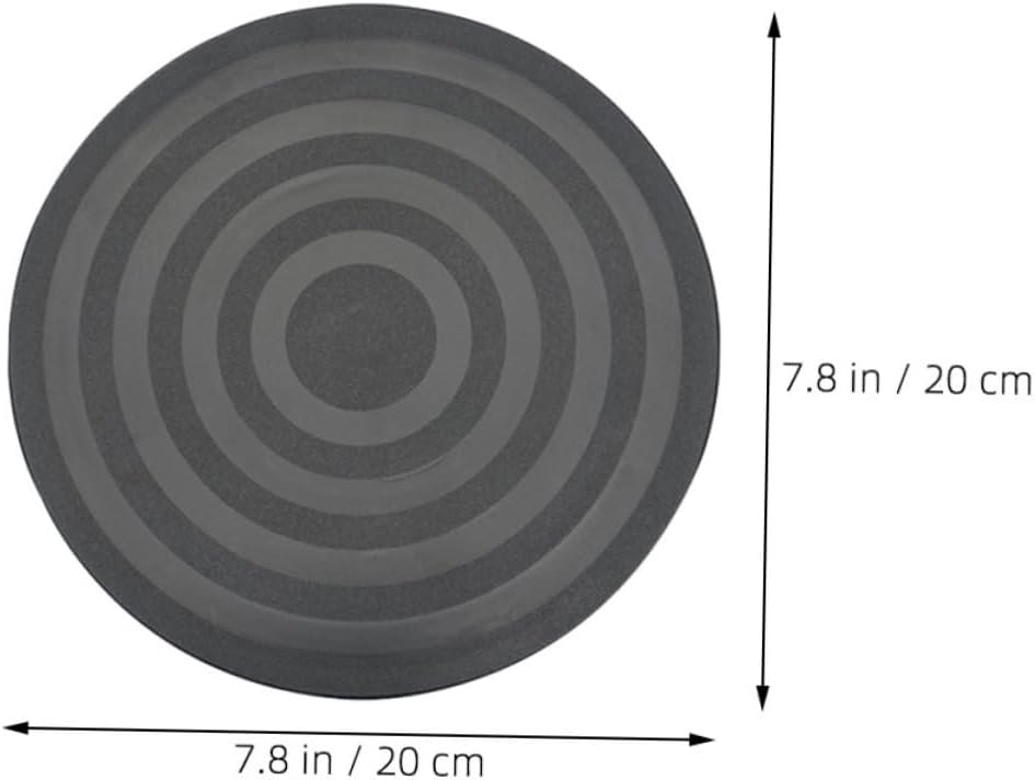 SHOWERORO 2pcs Plastic Turntable Rotating Stand for Pottery Lazy Susan Turntable Swivel Base No Assembly Needed