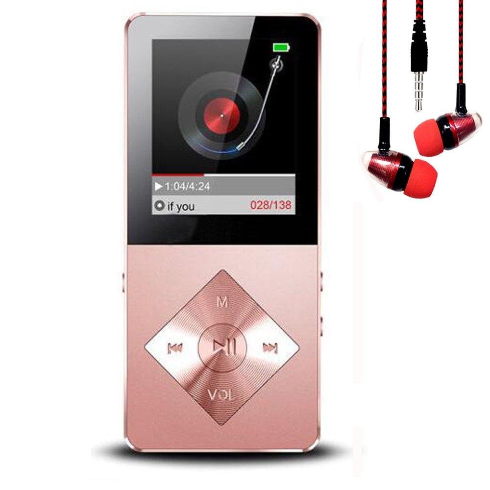MP3 Player, Hotechs MP3 Music Player with 16GB Memory SD Card Slim Classic Digital LCD 1.82'' Screen with FM Radio, ¡
