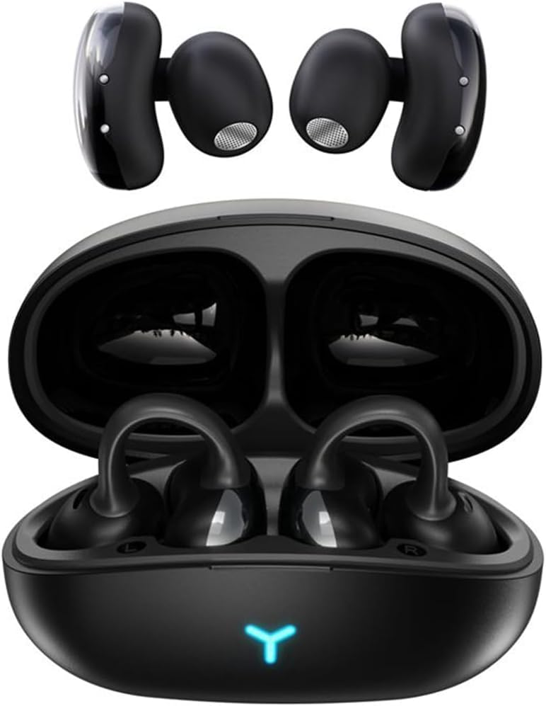 Ear Clip Headphone Earbuds Bluetooth 5 3 Open Ear Headphones Power Ultra Long Life Low Latency Ultra-Long Range