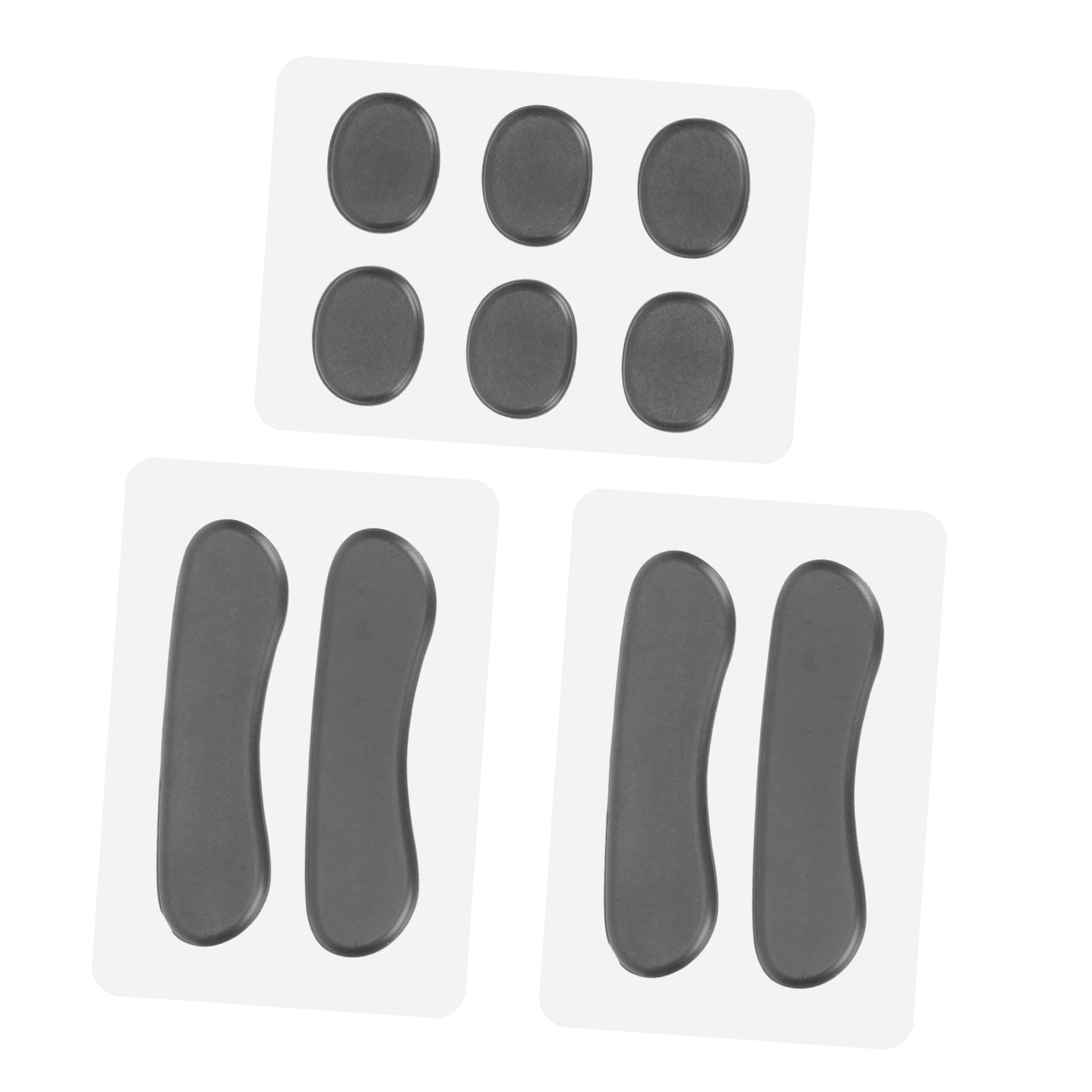 BESPORTBLE 10Pcs Drum Mute Pad Black Drum Dampening Cushions for Sound Reduction Easy to Install for Practice and Performance