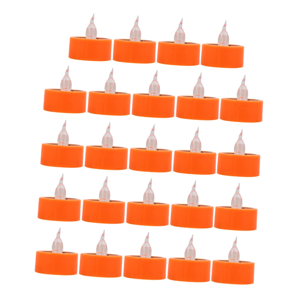 Bougies LED Citrouille Halloween sur la table des invités pour une ambiance mystérieuse