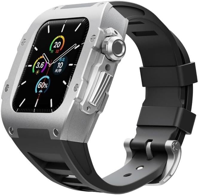 Boîtier antichoc Apple Watch 45mm en aluminium pour éviter les rayures d'écran