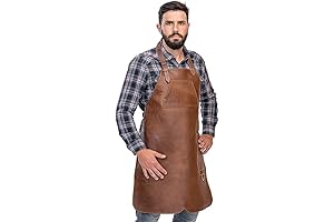 Premium Leather Apron: The Finest Full Leather Apron for BBQ, Work, or Barbering