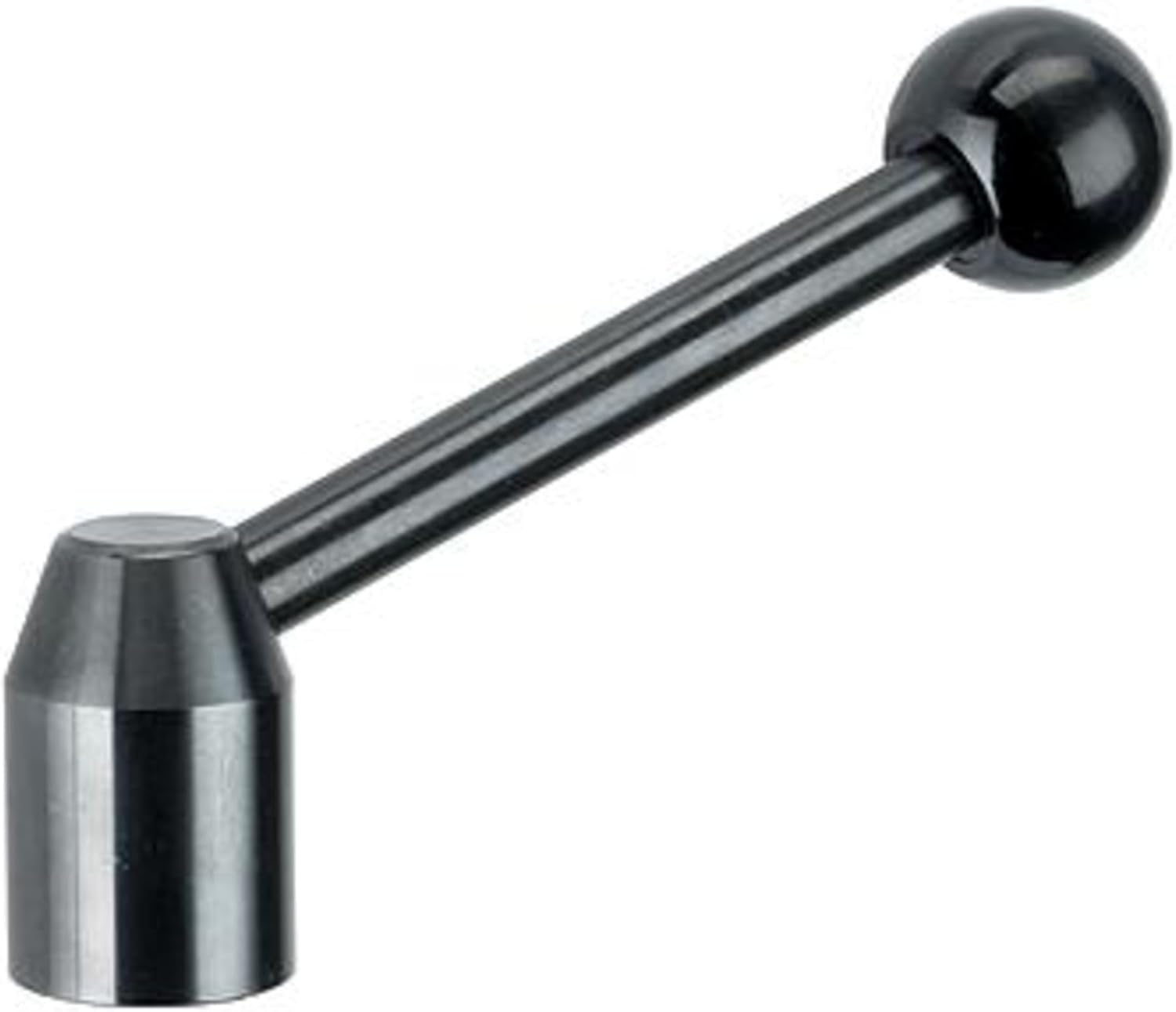 Halder 24430.0230 Tension Lever/with Female Thread – Steel, Matt, D1 22 mm/D2 – M8/Stainless Steel