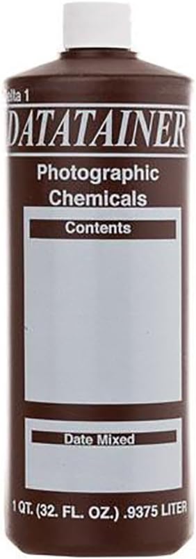 Set of 2 Chem-Seal 1 Quart (32 oz.) Plastic Photographic Chemical Storage Container Bundled by Maven Gifts