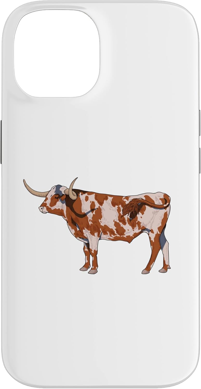 Drawing of a Longhorn Beef Case for iPhone 13