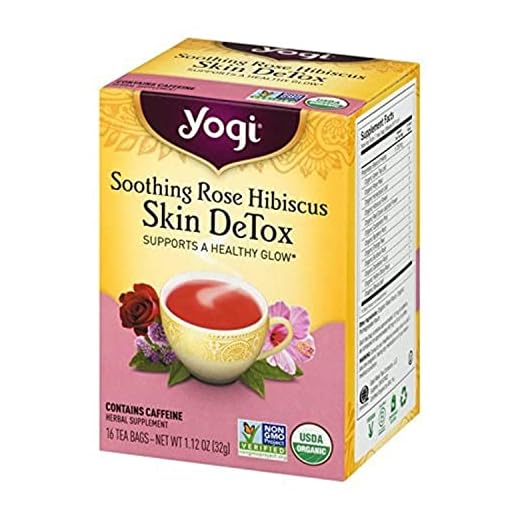 Yogi Herbal Tea, Skin Detox 16 Count (Pack of 3)