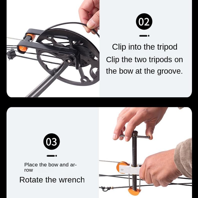 1pcs Compound Bow Manual Press Bowstring Loader Hunting Bow Opener Changer Spliting Limbs Archery Serving Tool Accessories