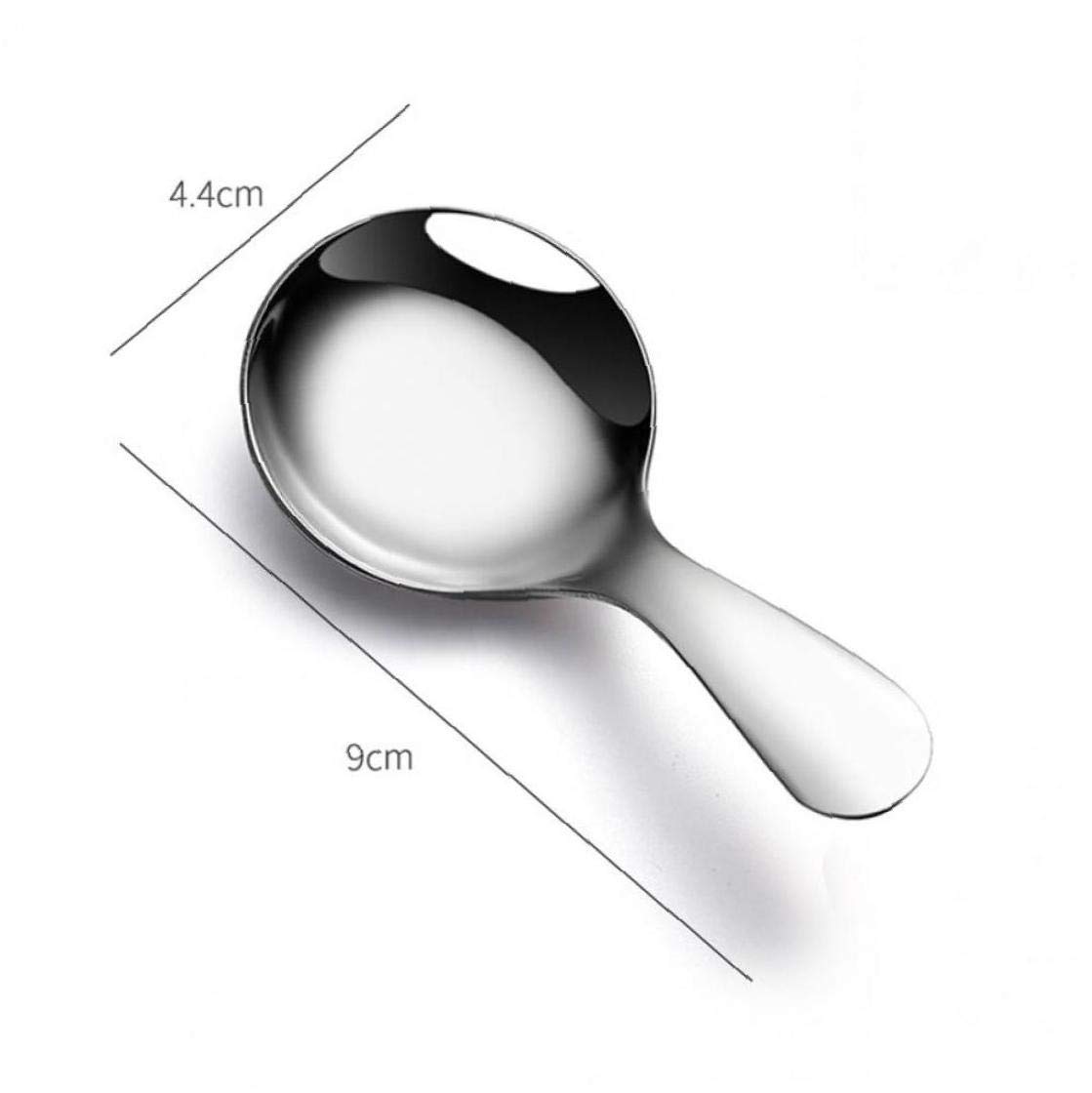 8 Mini-Gewürzlöffel Aus Edelstahl – 9 Cm & 7,5 Cm, Perfekt Für Gewürzgläser, Salz & Zucker