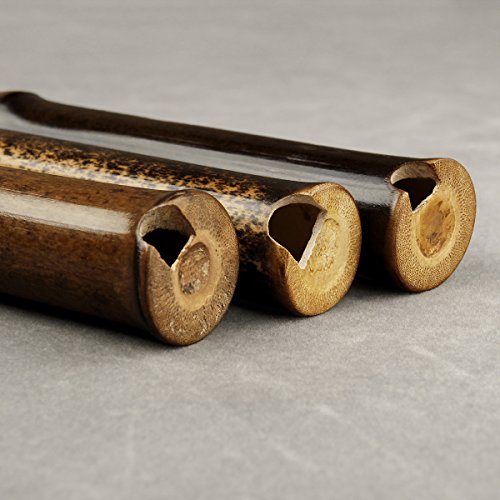 Original Brown Vertical Bamboo Flute Traditional Chinese Musical Instrument Xiao #TOP7