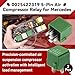 2 Pcs 0025422319 5-Pin Suspension Air Compressor Starter Relay for Mercedes Benz W221 W222 W220 C216 W164 W251 C300 E350 S600L ML400 GL450 G55 GLK CLS SLK SLS, Replaces 0025427619 0009828523