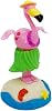 YGMONER Solar Powered Dancing Hula-Hula Flamingo Car Dashboard Ornaments Swinging Dress Animated Bobble Dancer Car Decor (Flamingo B)