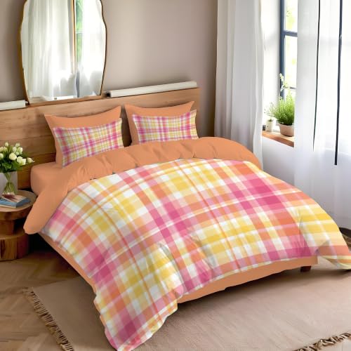 Housse de couette microfibre avec fermeture éclair pratique pour lit 2 personnes - 7