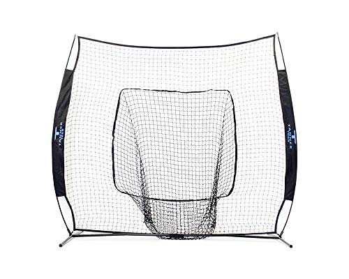 Tanner Flex Frame Baseball And Softball Travel Practice Net, 7X7 Ft., With Carrying Bag, Black #TOP5
