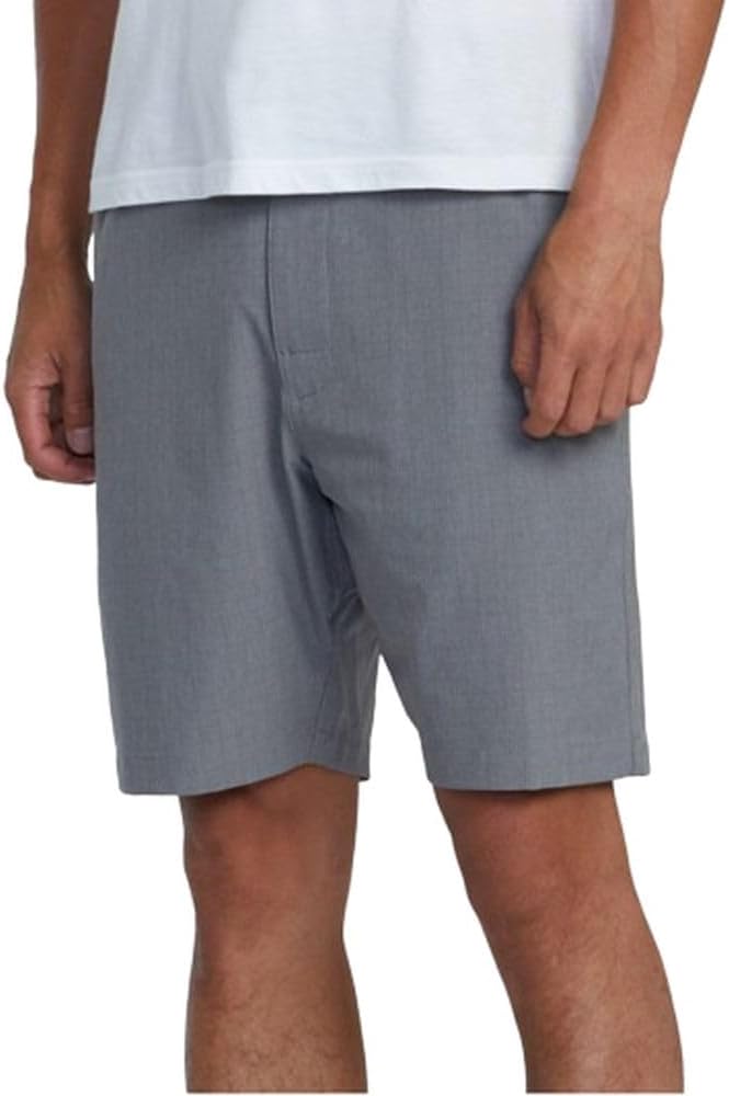 RVCA Mens 4-Way Stretch Elastic Waist 19 Inch Hybrid Short