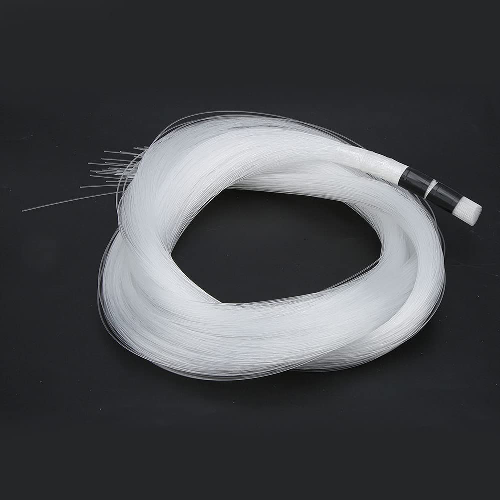 SUNGOOYUE PMMA End Fiber Optic Light Cable, Fiber Optic Cable Light Heat Sky Ceiling Cable for Indoor Outdoor Decor (150pcs*0.75 * 2m)