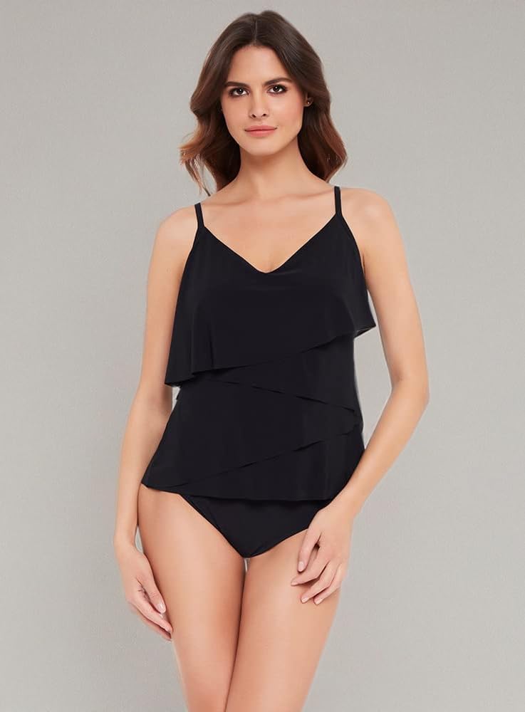 MagicSuit Women's Swimwear Slimming Chloe Tankini Top Soft Cup Bra Adjustable Strap Bathing Suit - Image 6