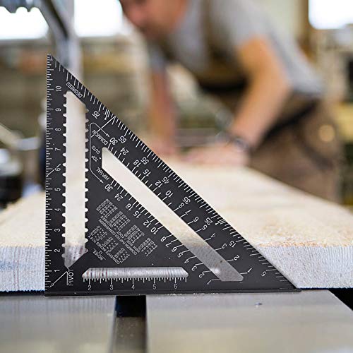 Regla Triangular de Ángulo Recto de Aluminio 12 Pulgadas miniatura 5