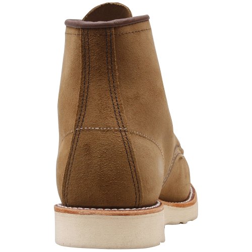 Red Wing Heritage Men's Classic Work 6-Inch Moc Toe Boot - Suede,Olive Mohave,10.5 D US3