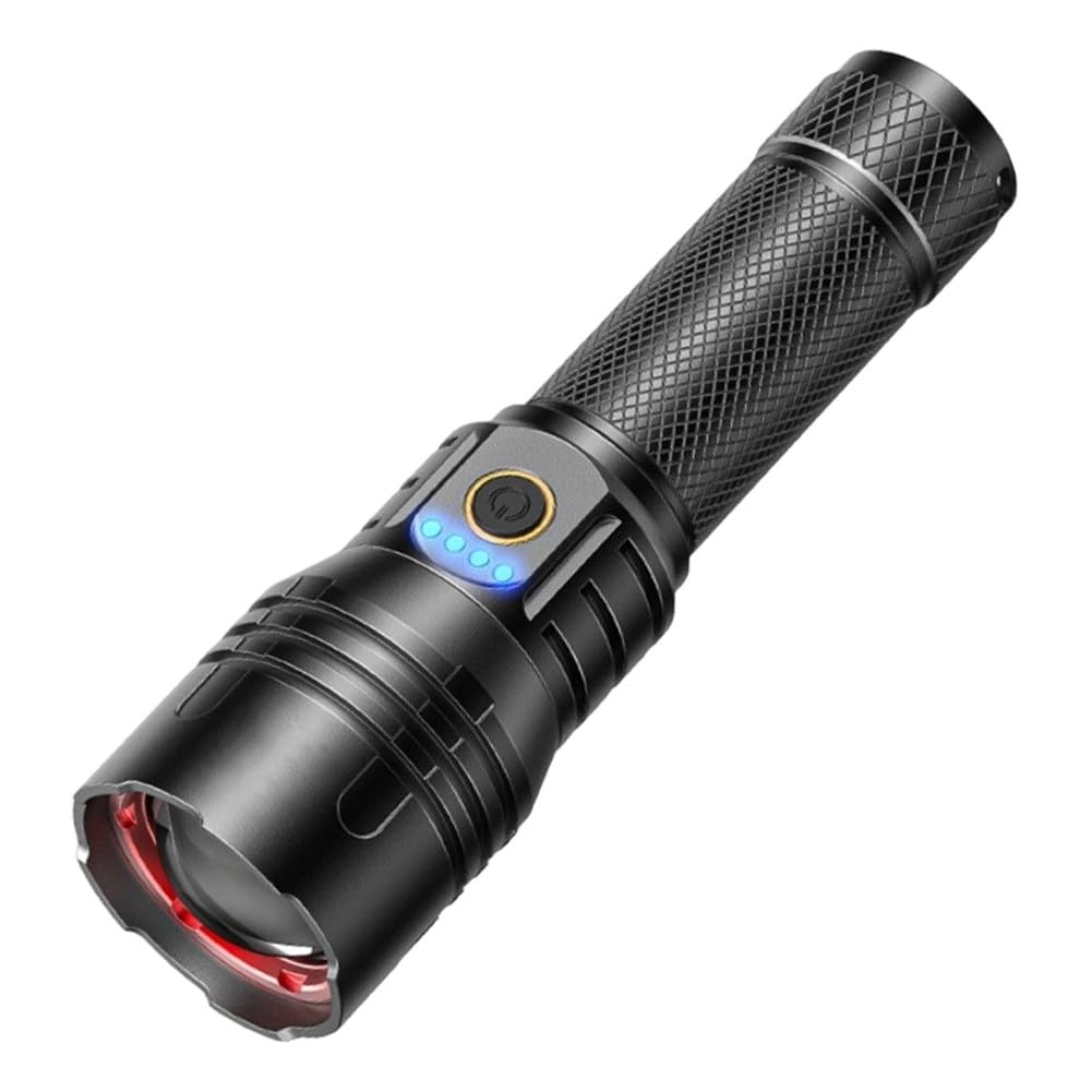 SuperFire Lampe torche LED 1000 lm rechargeable avec faisceau zoom