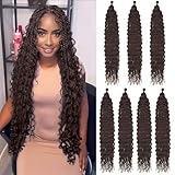 ZRQ 30 Inch Ocean Wave Crochet Hair 7 Packs Long Deep Wave Crochet Hair, For Gypsy Braids, Bohemian Boho Box Braids, Deep Twist Wave Curly Wavy Braiding Hair Extensions For Women #4