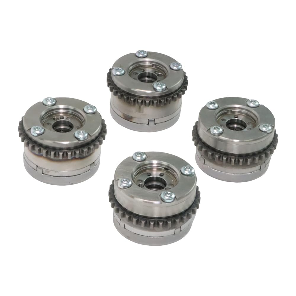 4 PCS Intake Exhaust L+R Camshaft Adjusters Fits for 2014-2017 - W222 W166 M276 C43 A A2760501947 A2760503100
