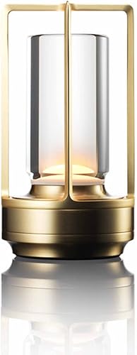 Miniatura 1 de ZWMBYN Lámpara de mesa inalámbrica recargable, funciona con pilas, lámpara de mesa LED regulable de 3 vías, luz nocturna portátil inalámbrica,