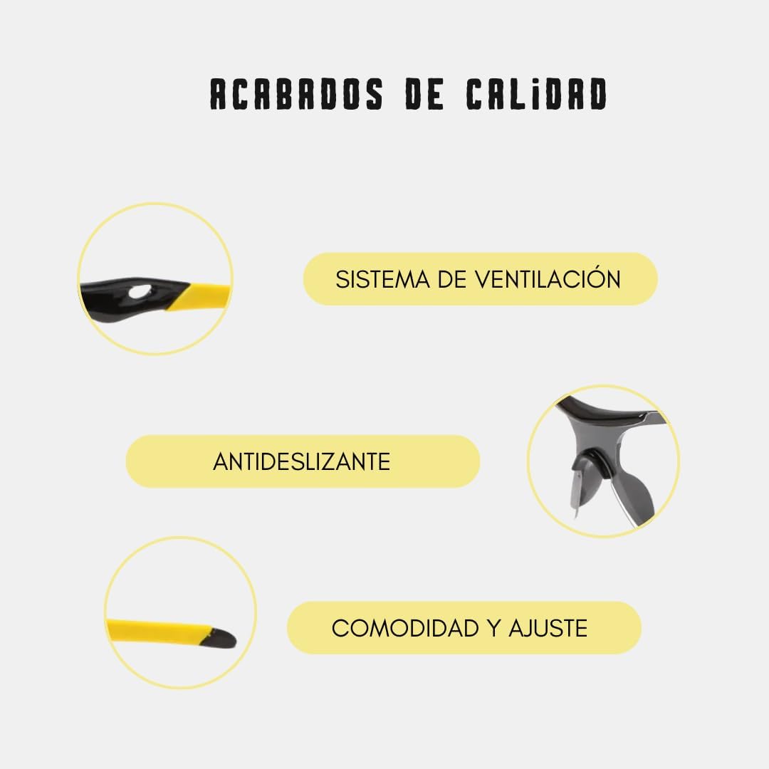 Pickleball Protective Eyewear – Clear Lens Sports Goggles with Adjustable Strap | Anti-Fog Safety Glasses for Indoor & Outdoor Play - Image 5