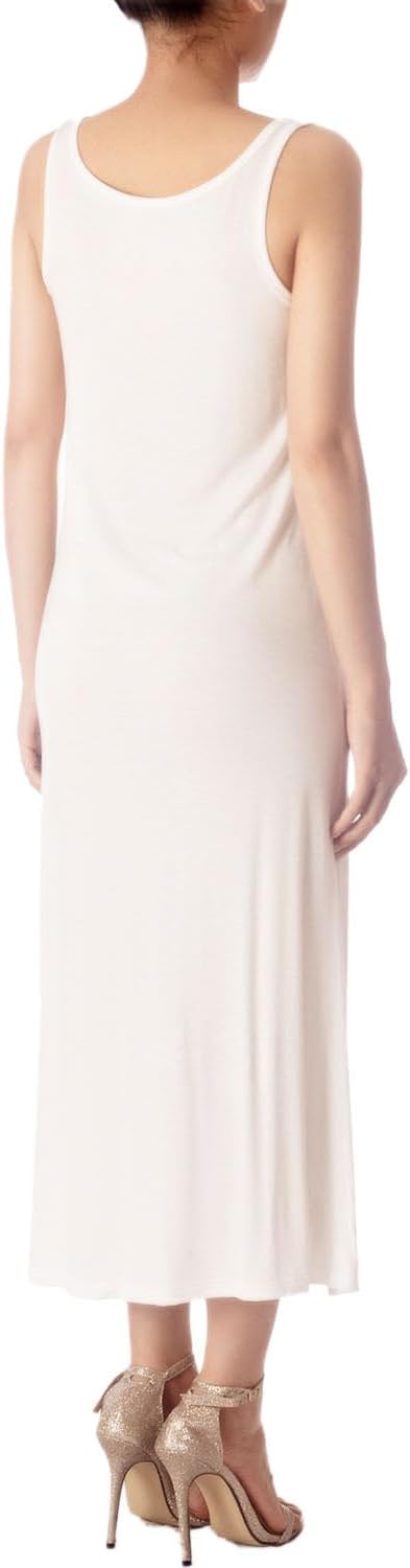iB-iP Women's Modal Cozy Crew Neck Sleeveless Long Full Slip