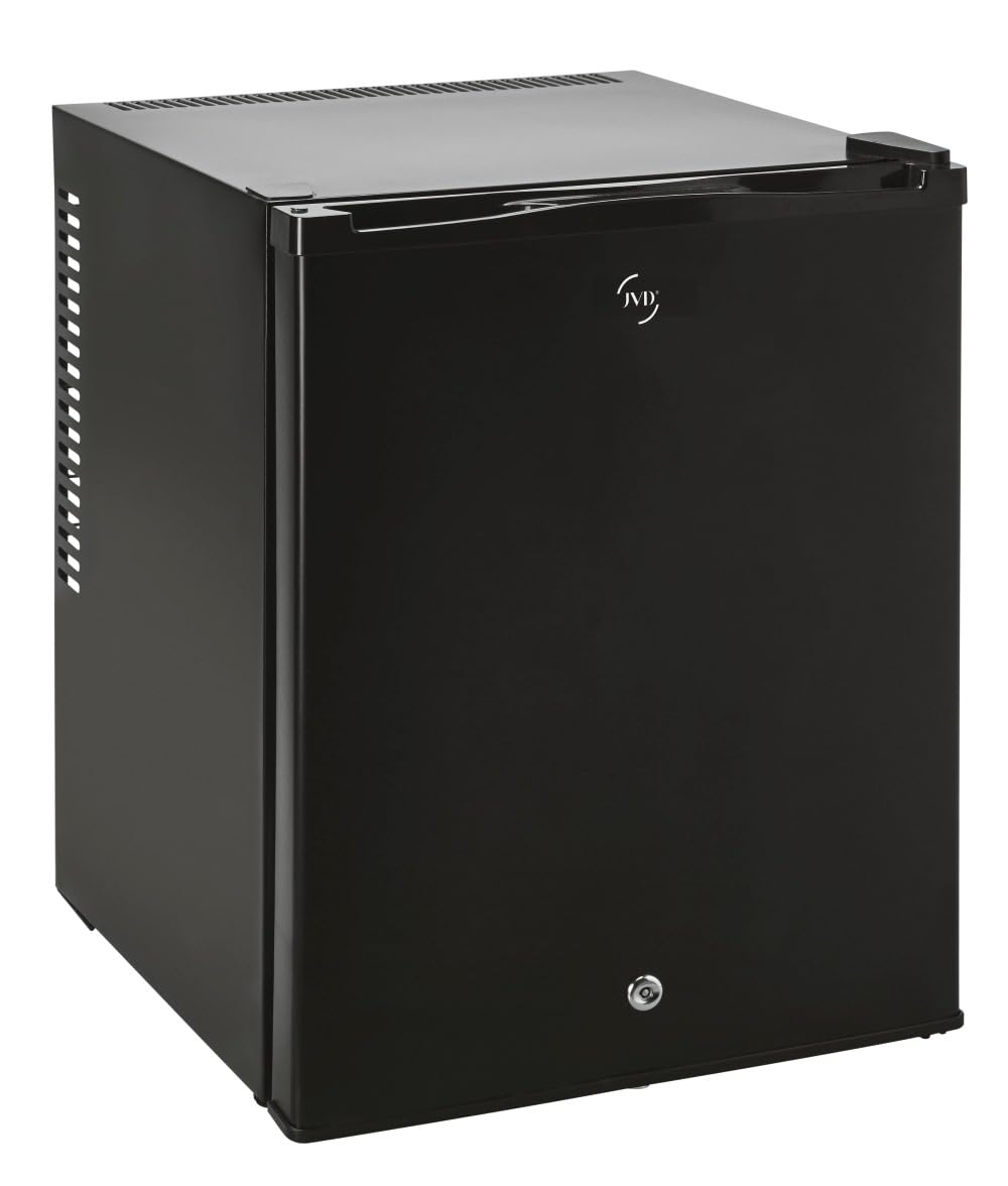 JVD Minibar TA 40L Porte Pleine Eclairage LED - Réfrigération Thermo-​absorption - Compact & 100% silencieux - Noir