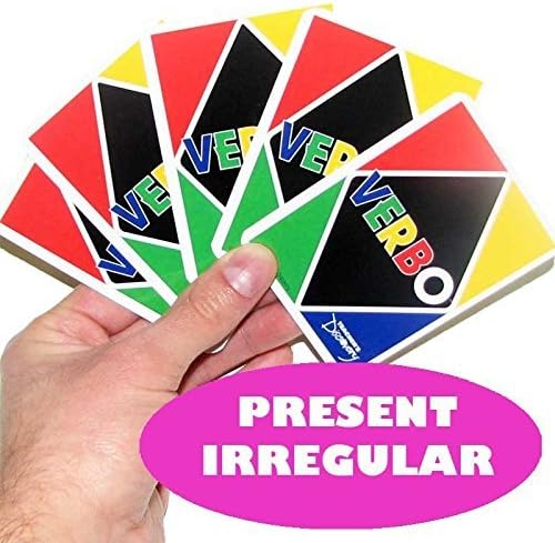 Teacher's Discovery Verbo Spanish Card Game Present Tense Irregular Verbs
