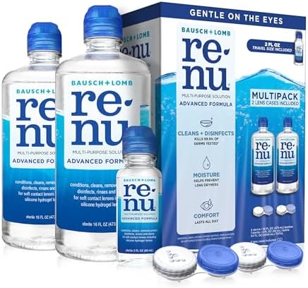 Renu Contact Lens Solution, Advanced Formula, Multi-Purpose Solut...