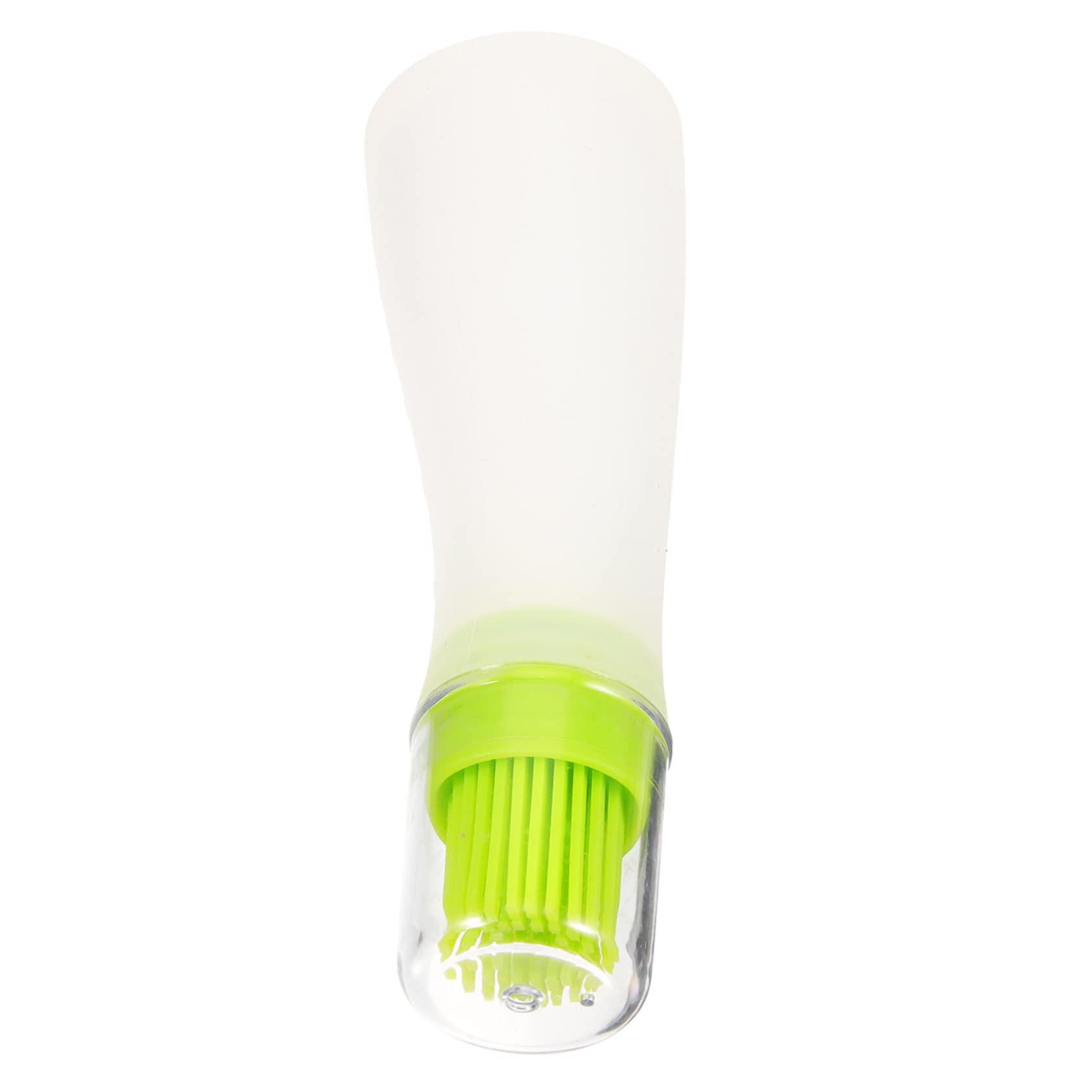 Mipcase Silicone Basting Brush Bottle Transparent Oil Dispenser Cooking Brush for BBQ Grilling and Marinades Durable Easy to Clean for Home Restaurant and Party Use