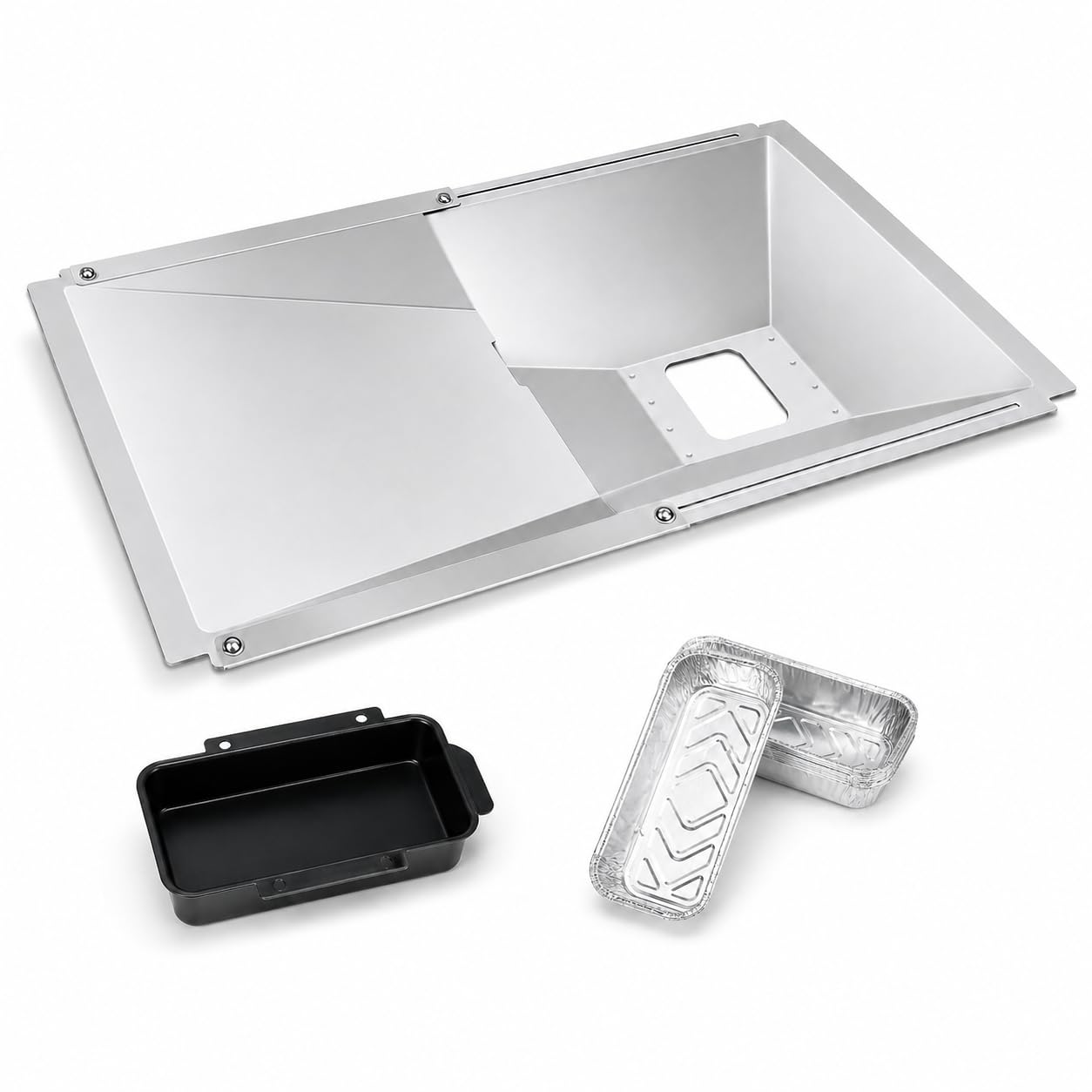 Uniflasy Grease Tray with Catch Pan for Nexgrill, Dyna-Glo Grills