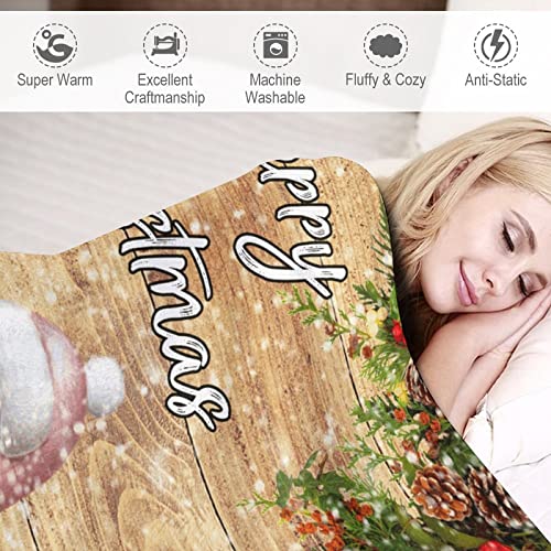 Couverture micro polaire douce de Noël pour réchauffer les cœurs en hiver