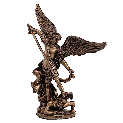 Figura Decorativa de Demonio Asesino del arcángel de San Miguel