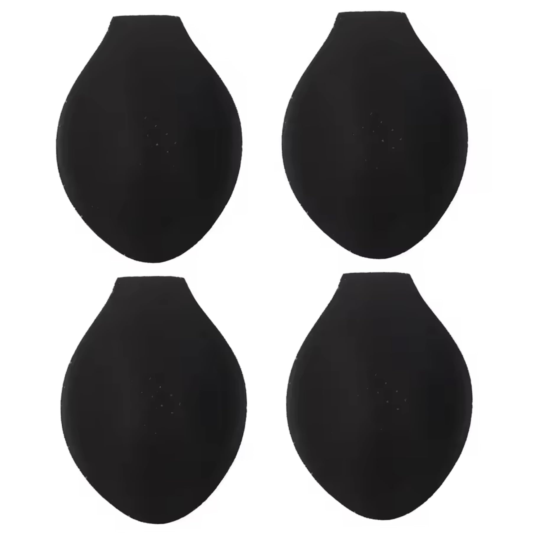 Uanqfegy Men's Bulge Enhancer Pads - 4PCS Sponge Insert for Swimming Boxers Briefs, Black Thong Shorts