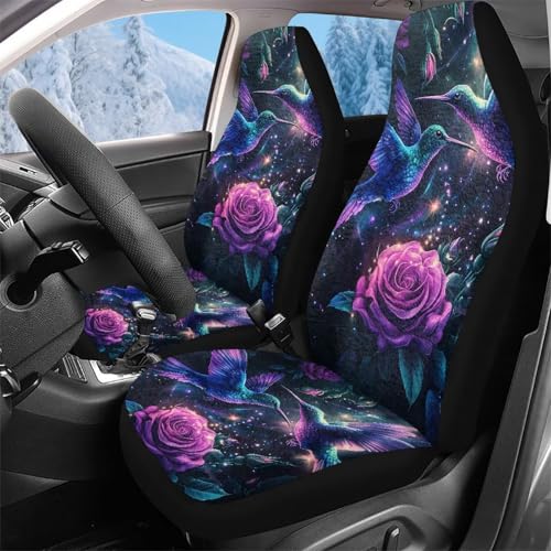 Housse de siège auto rose colibri 52x138cm universelle pour berlines et SUV