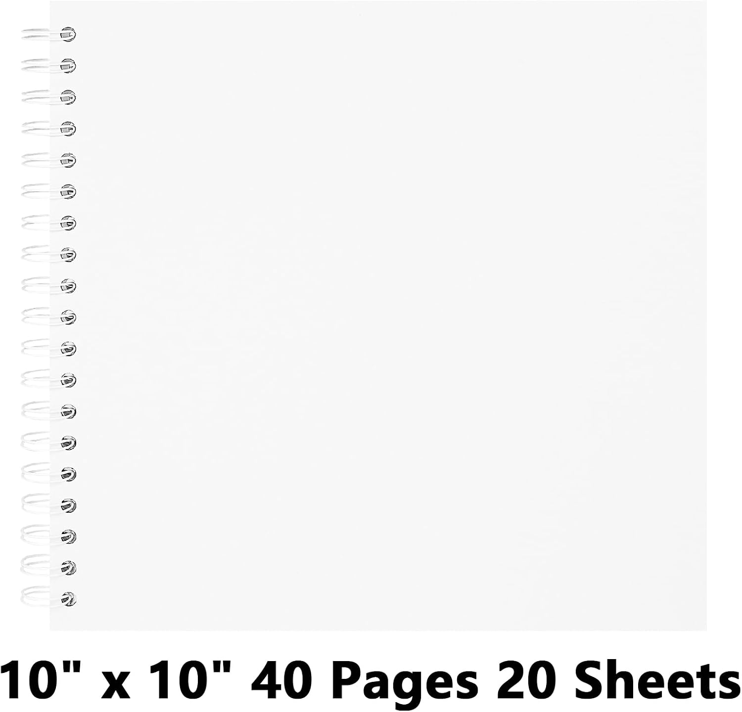 DIY Scrapbook Photo Album,40 Pages,10x10 Inch,White image 5