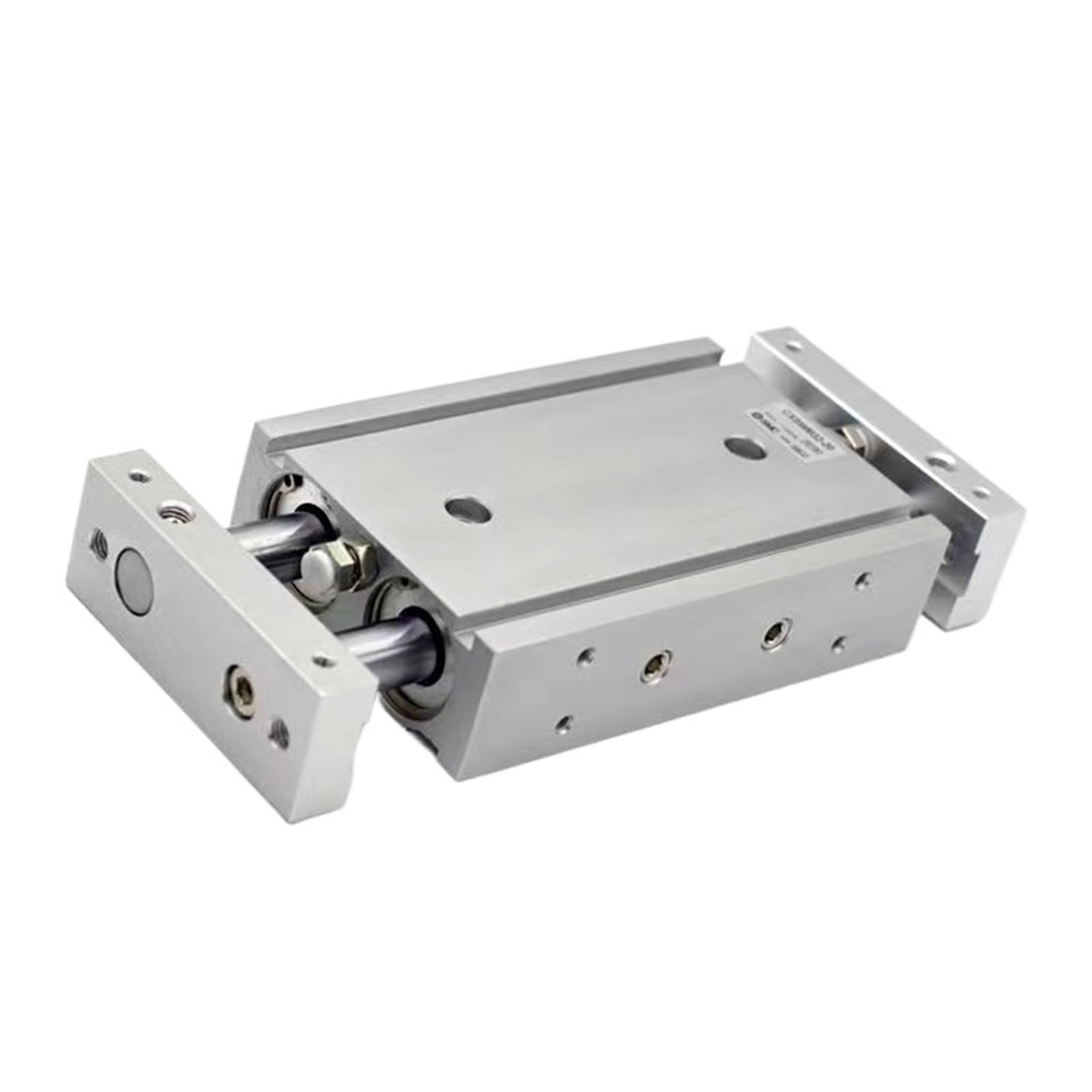Vérin double tige CXSWM25-75 compact à guidage par paliers lisses