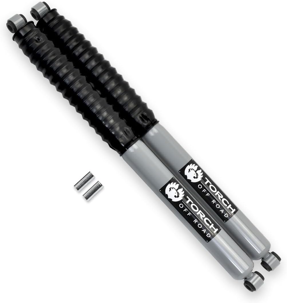 TORCH 3" Front 2" Rear Full Leveling Lift Kit compatible with 1998-2011 Ford Ranger 4X4 and Torsion Bar Suspension 2WD models (Edge and Sport) with Extended Front and Rear Shocks