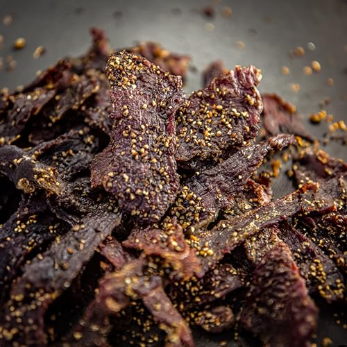 Image of Centennial Cuts Beef Jerky - Cowboy Style - High Protein, Zero Sugar & Zero Carbs, 3 Simple Ingredients - 7 oz Snack