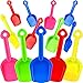 Gejoy 12 Pieces 7.7' Colorful Toy Scoop, Plastic Beach Sand Shovels Random Colors