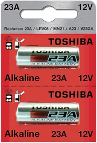 Miniatura 7 de Toshiba Batería alcalina A23s A23 Gp23ae Mn21 23ga 12 voltios (15 baterías)