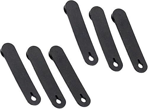 LeosHi 612 piezas de bandas de goma para motocicleta compatibles con marco de sujeción de cables, cables de arnés de cableado de 2.520 x 0.551 in,