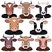 Cow Country Western Bull Riding Bull Rider Competition Honeycomb Centerpieces Farm Animals Theme Decor Decorations for Boys Girls Baby Shower Cow Party First Rodeo Birthday Party Supplies Favors