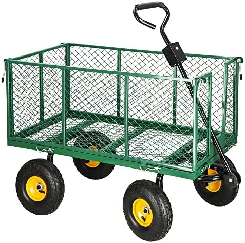 Merax Carrello pieghevole a mano, carrello per il trasporto all'aperto